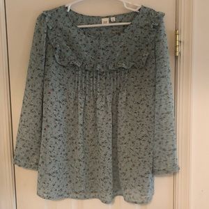 GAP 3/4 lightweight floral top